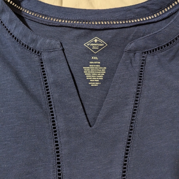 NWT Navy Blue Tank Top - Picture 3 of 4